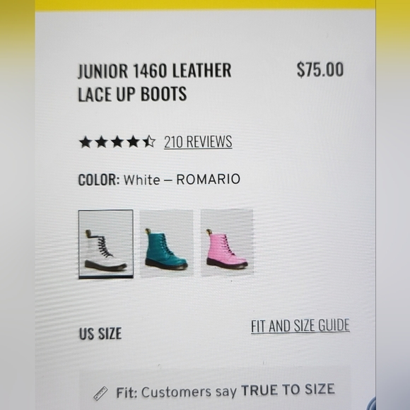 ♥️EUC♥️ DOC MARTENS GIRLS BOOTS - Picture 12 of 13